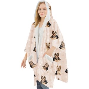 E&S PETS Yorkie Snugg Wrap Blanket Hoodie