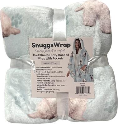 Show full view: E&S PETS Westie Snugg Wrap Blanket Hoodie slide 6 of 6