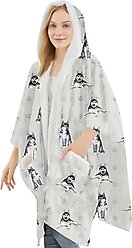 E&S PETS Siberian Husky Snugg Wrap Blanket Hoodie