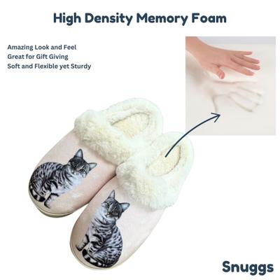 Show full view: E&S PETS Silver Tabby Snugg Slippers, Small/Medium slide 5 of 6