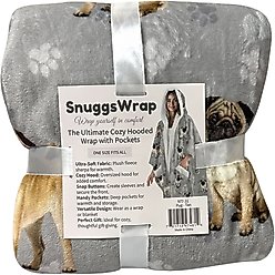 E&S PETS Pug Snugg Wrap Blanket Hoodie slide 2 of 6