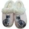 Show in main carousel: E&S PETS Silver Tabby Snugg Slippers, Large/X-Large slide 1 of 6