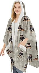E&S PETS Rottweiler Snugg Wrap Blanket Hoodie