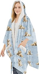 E&S PETS Goldendoodle Snugg Wrap Blanket Hoodie