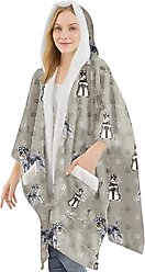 E&S PETS Schnauzer Snugg Wrap Blanket Hoodie