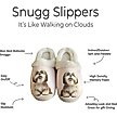Show in main carousel: E&S PETS Shih Tzu Snugg Slippers, Tan, Large/X-Large slide 2 of 6