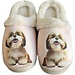 Show in main carousel: E&S PETS Shih Tzu Snugg Slippers, Tan, Large/X-Large slide 1 of 6