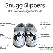 Show in main carousel: E&S PETS Shih Tzu Snugg Slippers, Black, Small/Medium slide 2 of 6