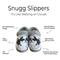 Show in main carousel: E&S PETS Shih Tzu Snugg Slippers, Black, Small/Medium slide 2 of 6