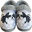 Show in main carousel: E&S PETS Shih Tzu Snugg Slippers, Black, Small/Medium slide 1 of 6