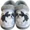 Show in main carousel: E&S PETS Shih Tzu Snugg Slippers, Black, Large/X-Large slide 1 of 6
