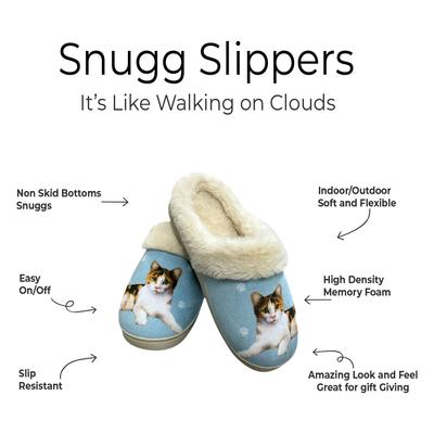 Show full view: E&S PETS Calico Cat Snugg Slippers, Large/X-Large slide 2 of 4