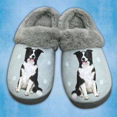 Show full view: E&S PETS Border Collie Snugg Slippers, Small/Medium slide 3 of 4