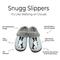 Show in main carousel: E&S PETS Border Collie Snugg Slippers, Small/Medium slide 2 of 4