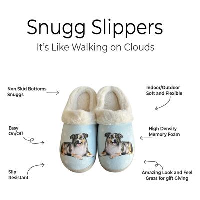 Show full view: E&S PETS Australian Shepherd Snugg Slippers, Small/Medium slide 2 of 6