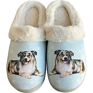 E&S PETS Australian Shepherd Snugg Slippers, Large/X-Large