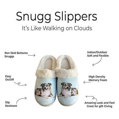 Show full view: E&S PETS Australian Shepherd Snugg Slippers, Large/X-Large slide 2 of 6