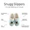 Show in main carousel: E&S PETS French Bulldog Snugg Slippers, Small/Medium slide 2 of 6