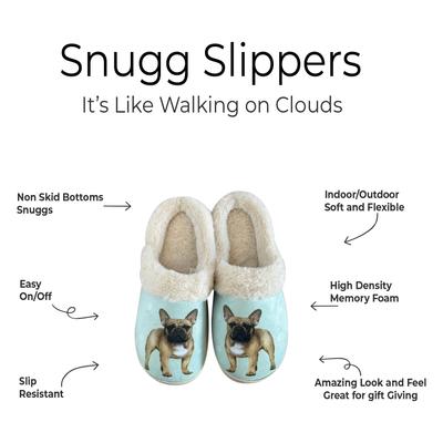 Show full view: E&S PETS French Bulldog Snugg Slippers, Small/Medium slide 2 of 6