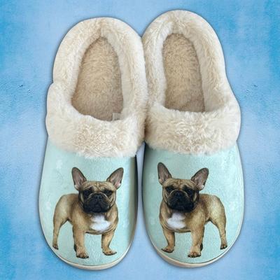 Show full view: E&S PETS French Bulldog Snugg Slippers, Large/X-Large slide 3 of 6