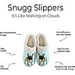 Show in main carousel: E&S PETS French Bulldog Snugg Slippers, Large/X-Large slide 2 of 6