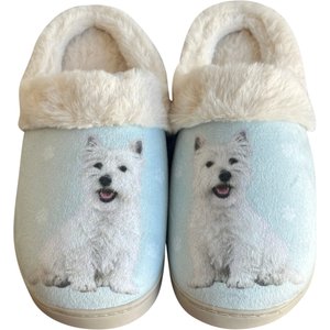 E&S PETS Westie Snugg Slippers, Small/Medium