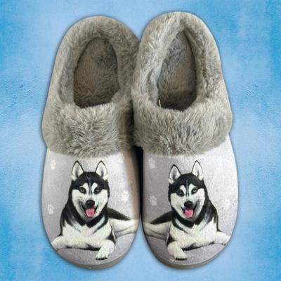 Show full view: E&S PETS Siberian Husky Snugg Slippers, Small/Medium slide 3 of 7
