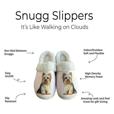 Show full view: E&S PETS Yorkie Snugg Slippers, Small/Medium slide 2 of 7
