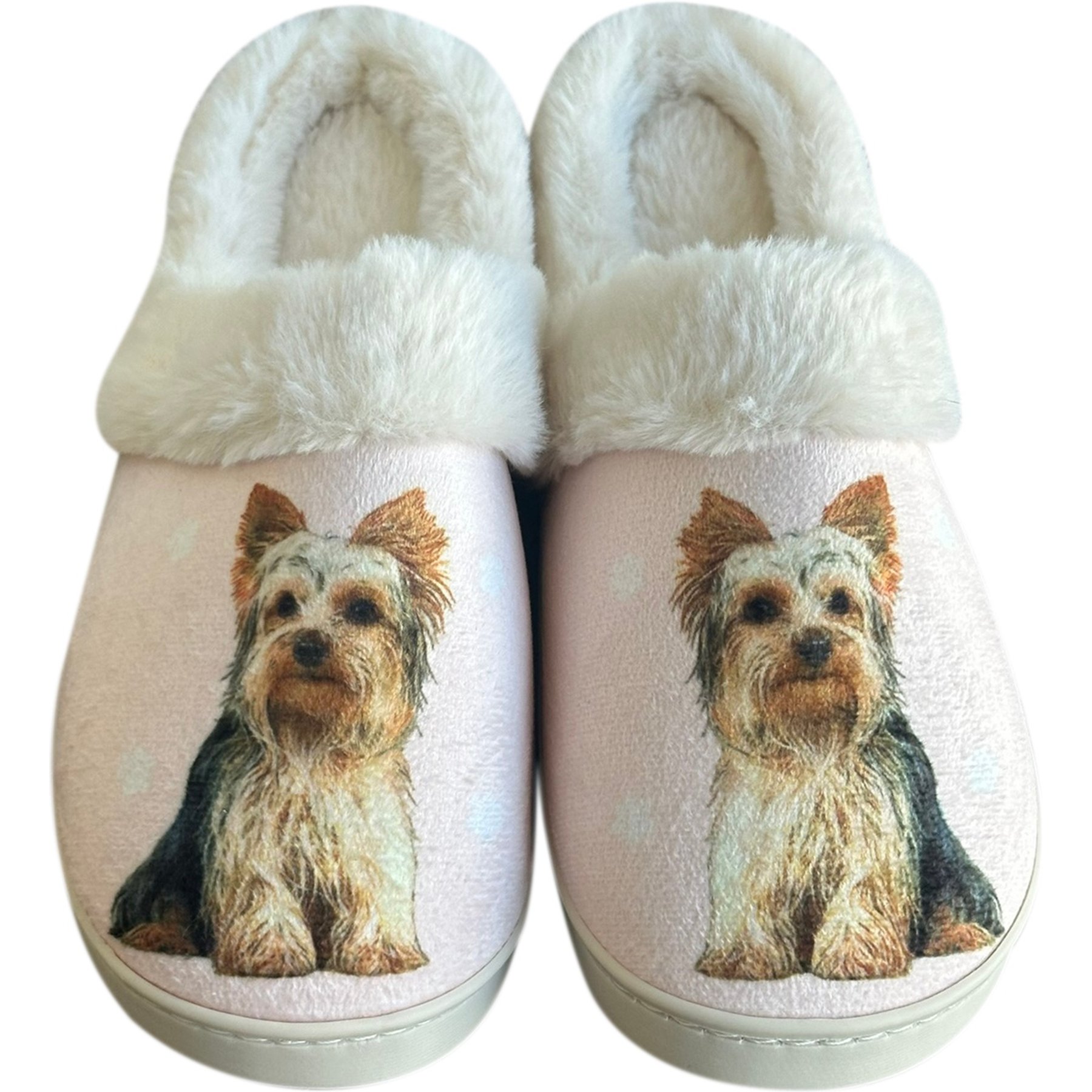E&S PETS Yorkie Snugg Slippers, Large/X-Large