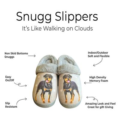 Show full view: E&S PETS Rottweiler Snugg Slippers, Small/Medium slide 2 of 6