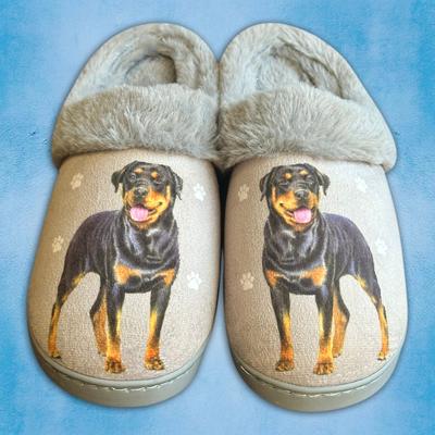 Show full view: E&S PETS Rottweiler Snugg Slippers, Large/X-Large slide 3 of 6