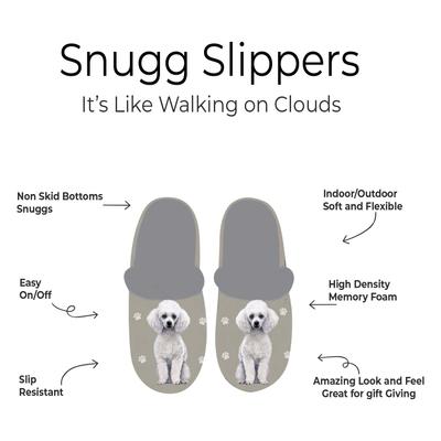 Show full view: E&S PETS Poodle Snugg Slippers, Large/X-Large slide 2 of 4