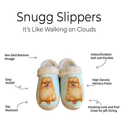 Show full view: E&S PETS Pomeranian Snugg Slippers, Small/Medium slide 2 of 4