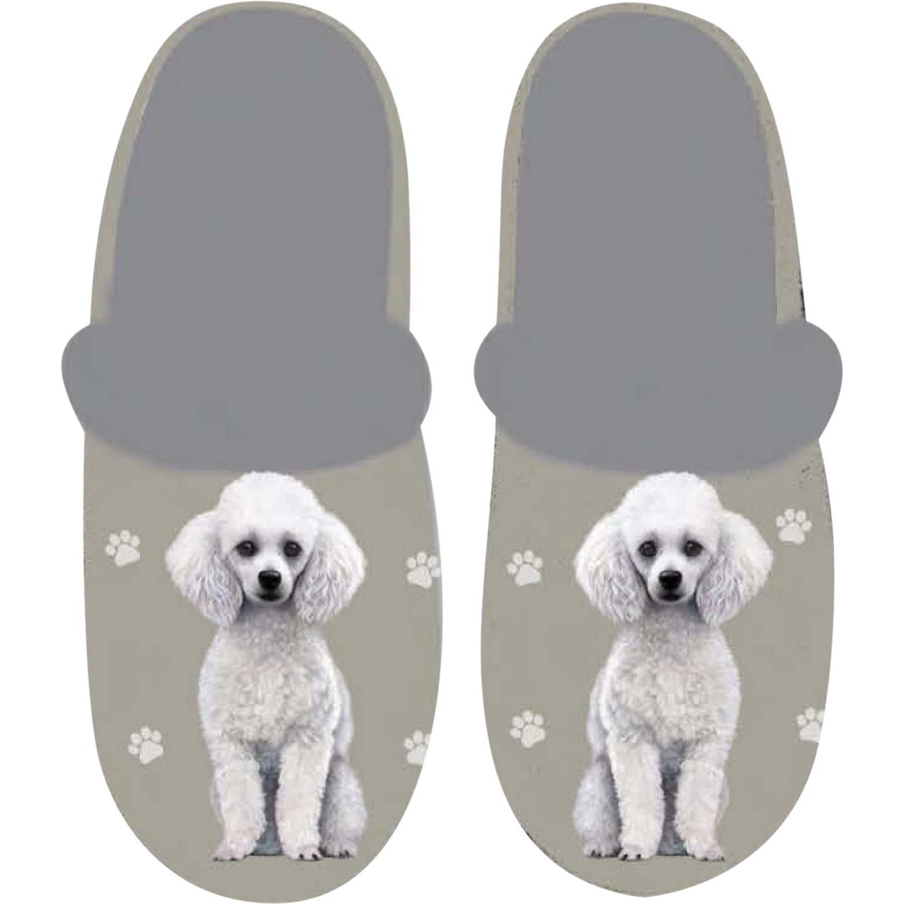 E&S PETS Poodle Snugg Slippers, Large/X-Large
