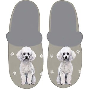 E&S PETS Poodle Snugg Slippers, Large/X-Large