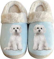 E&S PETS Maltese Snugg Slippers, Large/X-Large