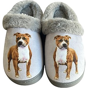 E&S PETS Pit Bull Snugg Slippers, Small/Medium