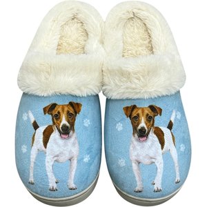 E&S PETS Jack Russell Snugg Slippers, Large/X-Large