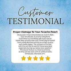 E&S PETS Labradoodle Black Snugg Slippers, Large/X-Large slide 2 of 6