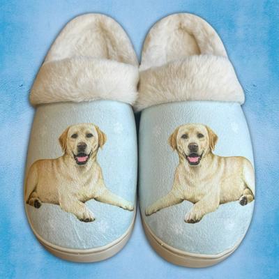 Show full view: E&S PETS Labrador Yellow Snugg Slippers, Small/Medium slide 3 of 6