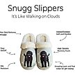 Show in main carousel: E&S PETS Labradoodle Black Snugg Slippers, Large/X-Large slide 2 of 6