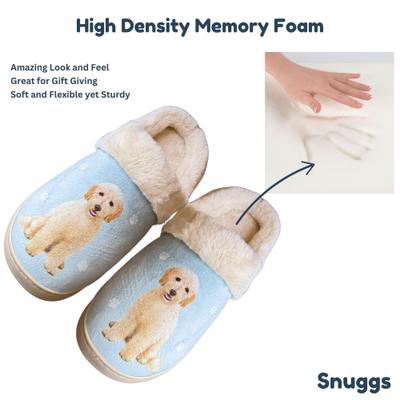 Show full view: E&S PETS Goldendoodle Snugg Slippers, Large/X-Large slide 5 of 7