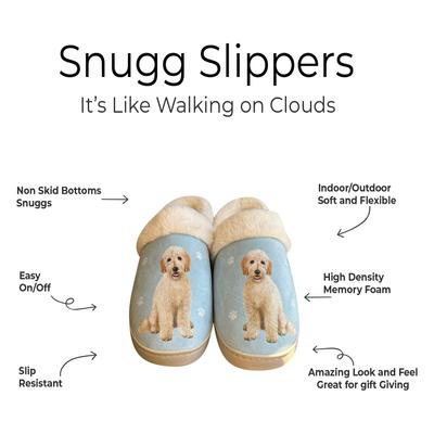 Show full view: E&S PETS Goldendoodle Snugg Slippers, Small/Medium slide 2 of 7