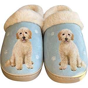 E&S PETS Goldendoodle Snugg Slippers, Large/X-Large