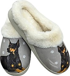 E&S PETS Doberman Snugg Slippers, Small/Medium