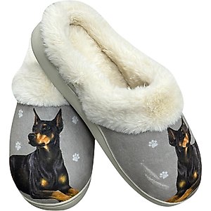 E&S PETS Doberman Snugg Slippers, Small/Medium