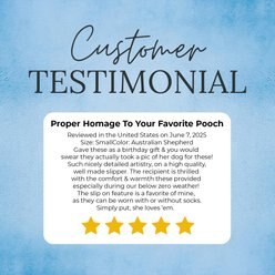 E&S PETS Schnauzer Snugg Slippers, Large/X-Large slide 2 of 6