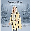 Show in main carousel: E&S PETS Black Cat Snugg Wrap Blanket Hoodie slide 3 of 6