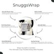 Show in main carousel: E&S PETS Black Cat Snugg Wrap Blanket Hoodie slide 4 of 6