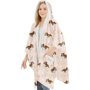 E&S PETS King Charles Cavalier Snugg Wrap Blanket Hoodie